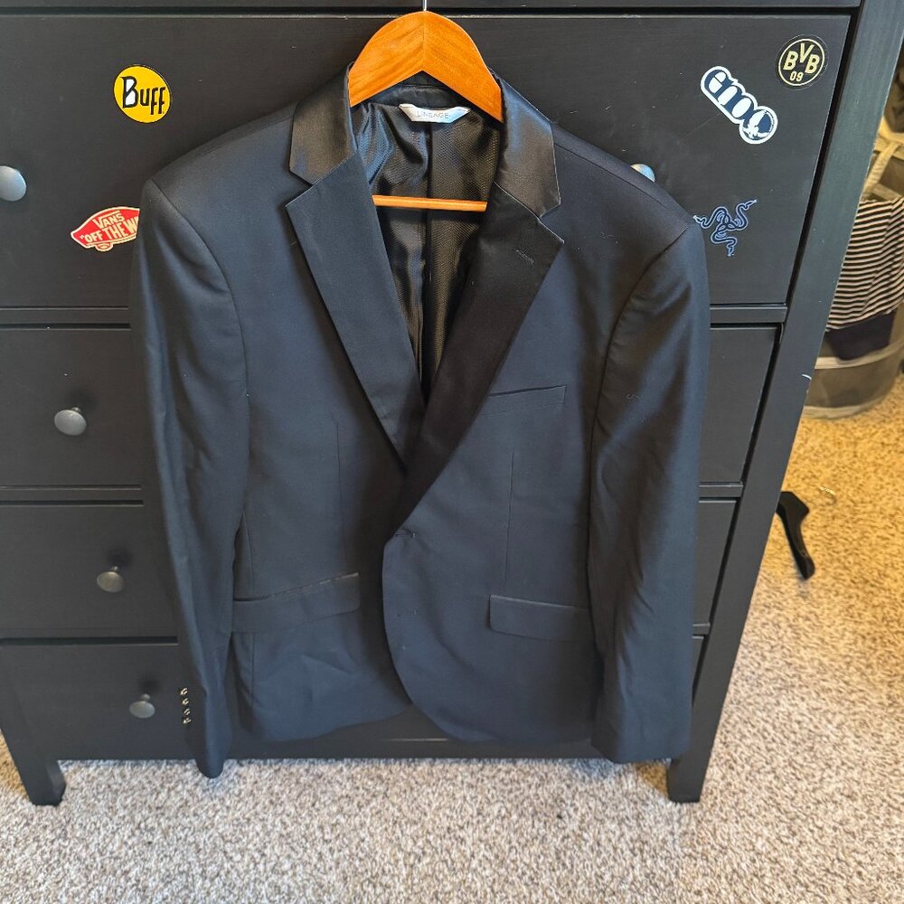 Lineage Black Tuxedo Jacket